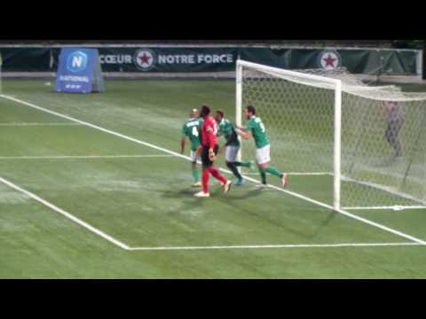 2017 NATIONAL 1 J01 RED STAR PAU 1-1, le but de Keita