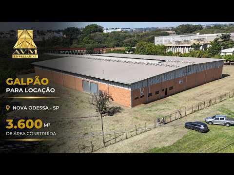 Galpão para alugar em Nova Odessa região Campinas com 3.600 m²GA0410
