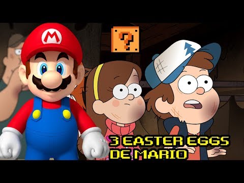 3 Easter Eggs De Mario Que Nunca Viste En Gravity Falls