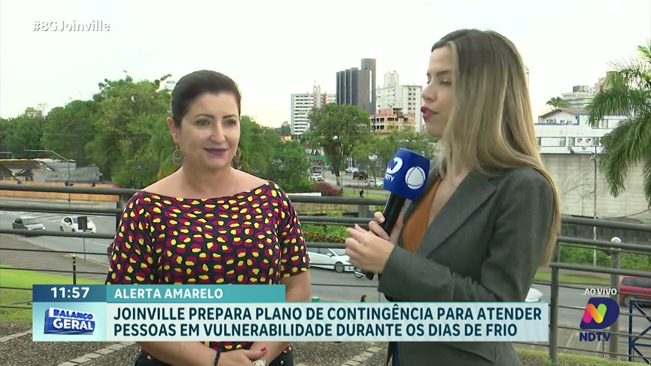Joinville ativa plano para proteger vulneráveis em dias de frio