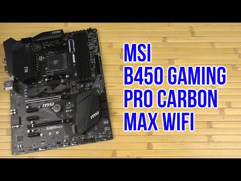 MSI B450 GAMING PRO CARBON MAX WIFI MSI B450 GAMING PRO CARBON MAX WIFI