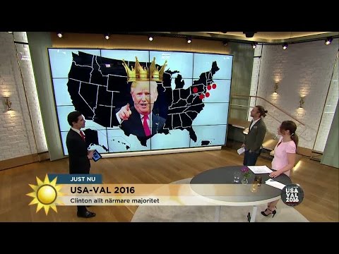 Så gick primärvalet i natt - Nyhetsmorgon (TV4)