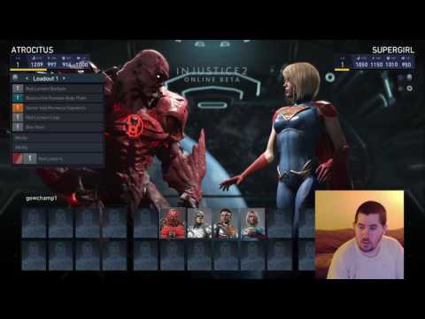 Injustice 2 Beta (PS4) Lets Play Part 1