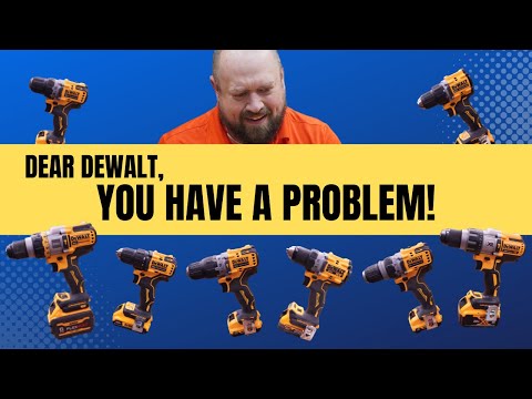 Dewalt's Insanely Complex Drill Lineup!