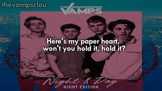 The Vamps - Paper Hearts (Lyrics | Lyric video)