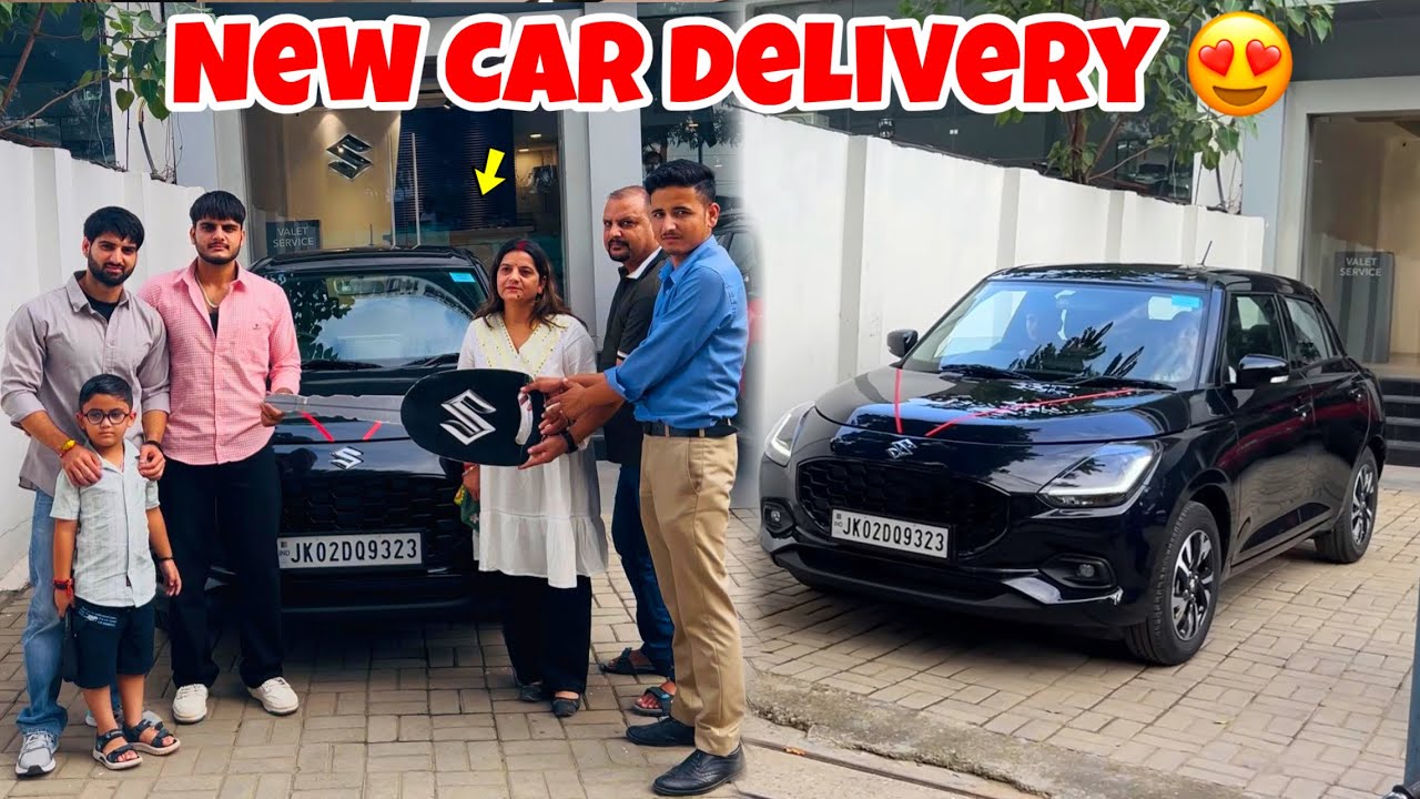 Finally New Car mill he gayi😭| Maruti suzuki swift 2025🔥| car delivery 😍