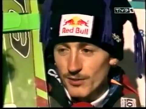 06.01.2002 Sven Hannawald Turniej Czterech Skoczni. Trener Tajner