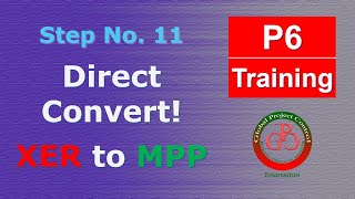 🔴 How do I convert the Primavera P6 XER file directly to a Microsoft Project MPP file?
