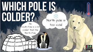 Which pole is colder? Antarctica is cooler than Arctic | North and south pole of earth