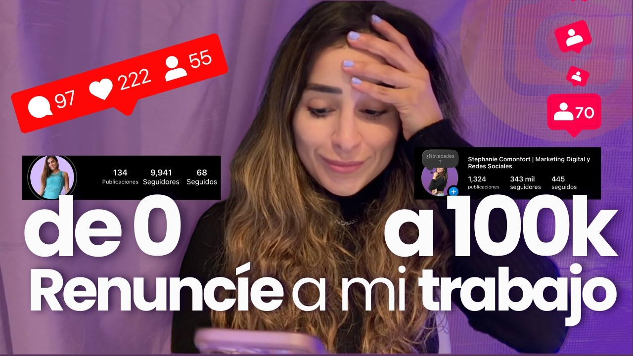 Así Conseguí 100,000 Seguidores en Instagram y Renuncié a mi Trabajo
