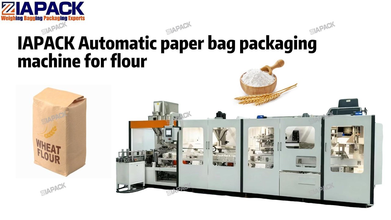 IAPACK Automatic paper bag packaging machine for flour