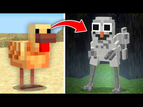 I remade every mob into 99 Nights in The Forest in Minecraft