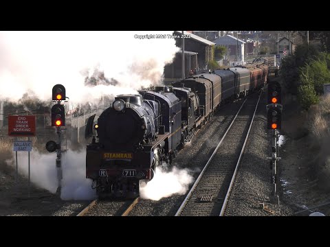 Heritage Century Old SAR & VR Steam Trains - June Victorian Weekend of Steam