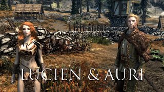 Lucien Flavius and Auri (Song of the Green) - All Conversations - Skyrim Follower Mod Interactions
