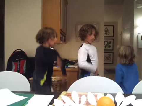 Jack and Emilio in a box