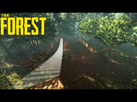 STEFAN POMAGA W ROZBUDOWIE BAZY - The Forest #9 | Radex