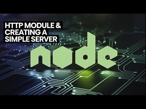 Node Js Tutorial For Beginners 8 Http Module Creating A Simple Server