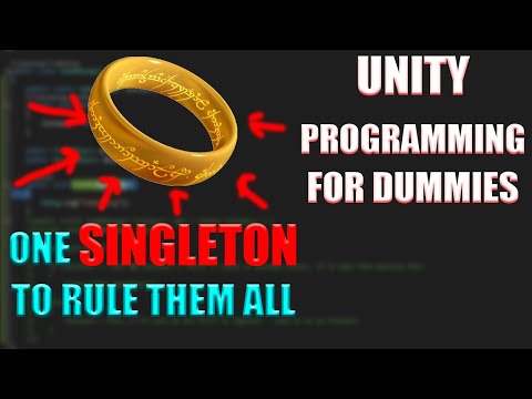 Unity C# Programming for Dumb Dummies #6 (singletons and multiple scripts)