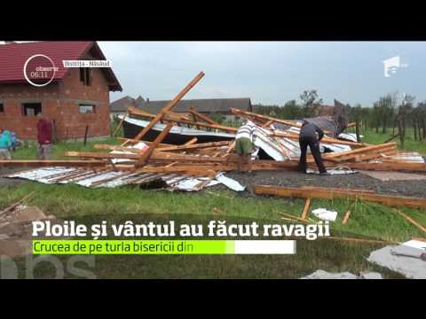 Furtuni violente au lovit mai multe judeţe din ţară