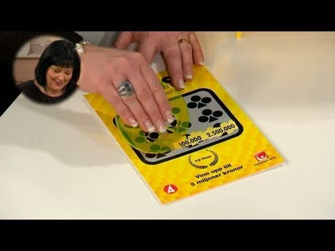 Helena från Västervik skrapar Triss - Nyhetsmorgon (TV4)