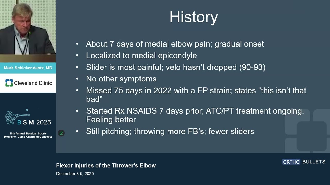 Flexor Injuries of the Throwers Elbow_Mark Schickendantz MD