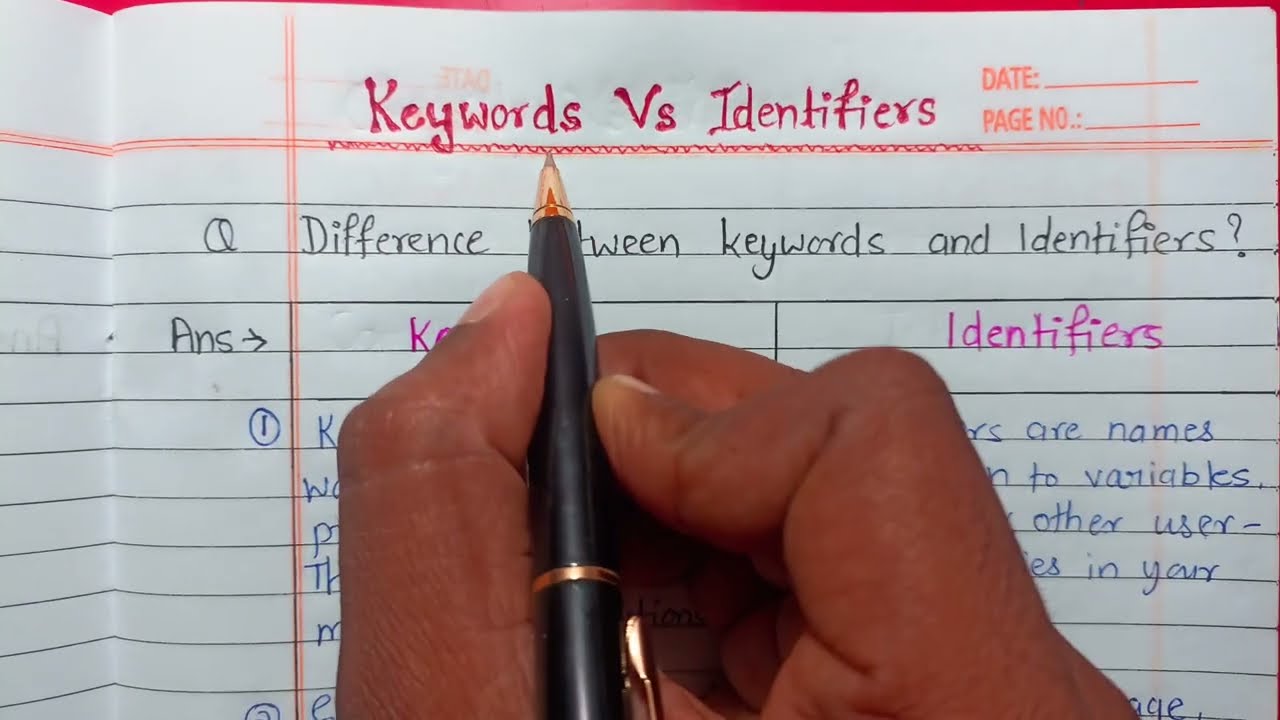 Difference Between Keywords and Identifiers in Programming