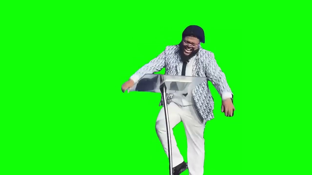 Druski dancing off Green Screen Meme
