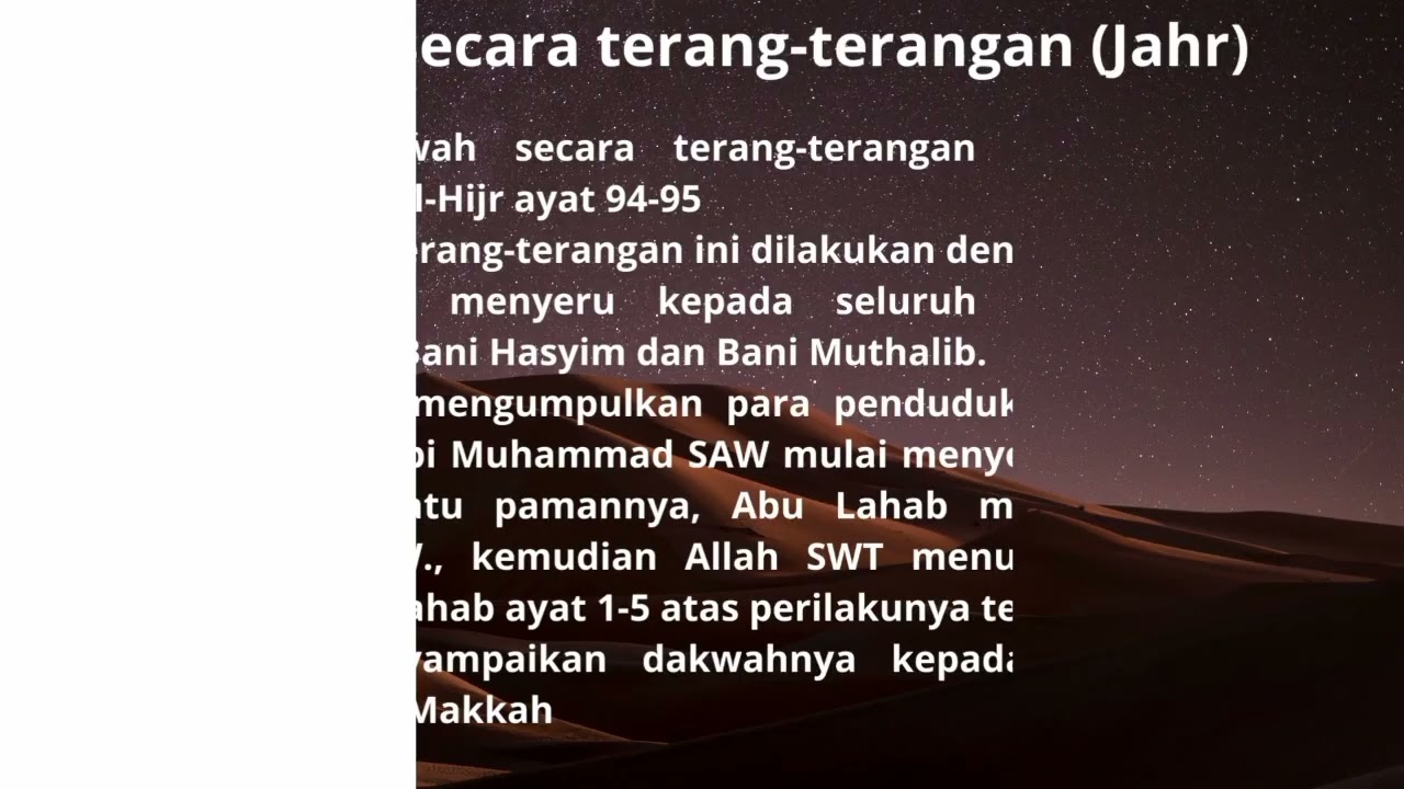 Substansi dan Strategi Dakwah Rasulullah SAW Periode Makkah