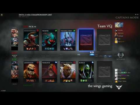 DAC 2017 | Group Stage Day 1 | Wings vs VGJ Game 2