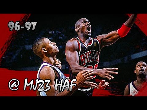 Michael Jordan vs Rookie Ray Allen Highlights Bulls vs Bucks (1997.01.10) - 55pts total!