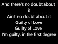 Guilty of Love - Whitesnake (Lyrics)