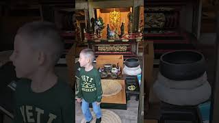 My Father in laws Buddist Temple #japan #buddhism #kagoshima #travel #monk @pokeyaku2