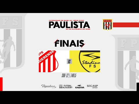 Paulista de Futsal A2  | FINAIS| CAT. Sub 12  | AO VIVO Elite Itaquerense x Stadium Futsal