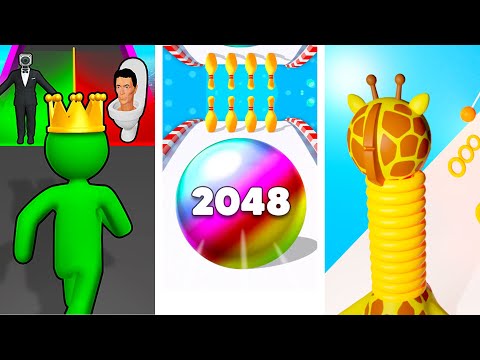 Giant Rush Vs Ball Run 2048 Vs Long Neck Run🎯🏆🎯Walkthrough Gameplay HH3114