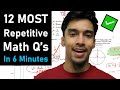 The 12 Most Repetitive ACT® Math Question Types (you can easily get right every time!) in 6 minutes!