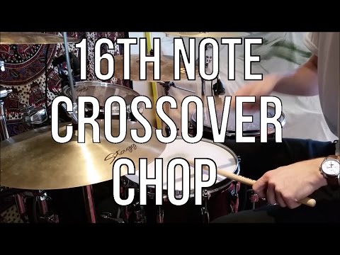 16th Note Crossover Fill Drum Lesson With SCWDrums