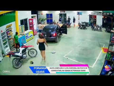 CONFUSÃO EM POSTO DE GASOLINA MOBILIZA POPULARES EM PORANGA, NO CEARÁ NESTA TERÇA 18/11/25