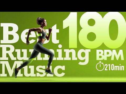 210-Minute 180BPM Running Music | High Energy Endurance Mix | Marathon Training & Cardio Workout