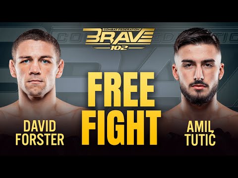 David Forster vs Amil  Tutić | Full Fight | BRAVE CF x WFC Slovenia