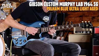 Video thumbnail for No Talking...Just Tones | Gibson Custom Murphy Lab 1964 SG Standard Reissue w/ Maestro Pelham Blue by Peach Guitars