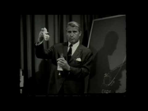 German TV interviewing Wernher von Braun on the Saturn launch vehicle 1968