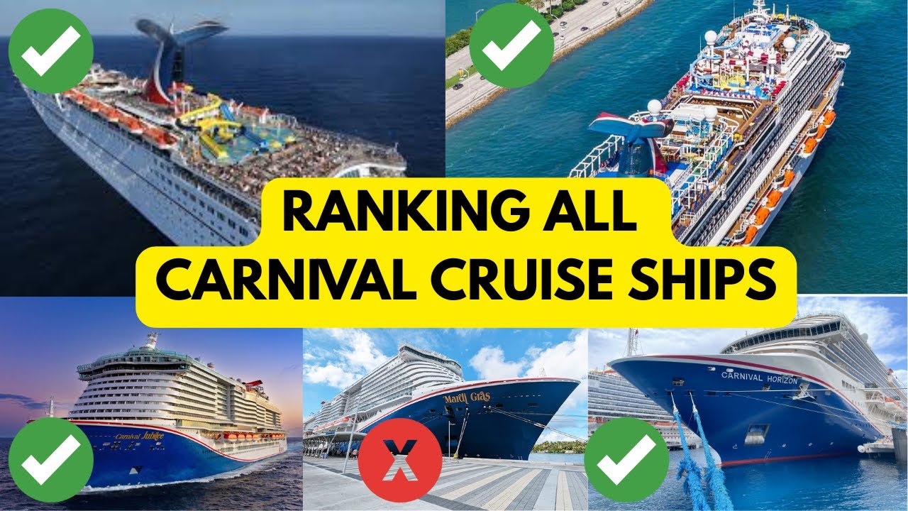 Every Carnival Cruise Ship RANKED from Worst to Best (2025 Edition!)