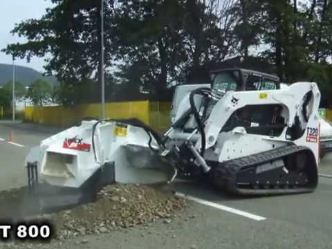 Simex T 800 wheel saw for skid steer loader - 800mm (31 inch) trenching depth.