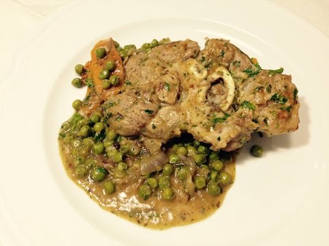 Ossobuco with Peas Milanese Style