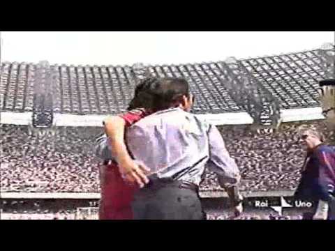 Serie A 2000-2001, day 33 Napoli - Roma 2-2 (N.Amoruso, Batistuta, Totti, Pecchia)