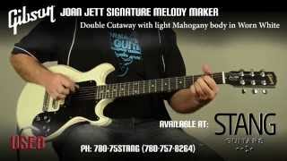 Video thumbnail for Gibson Joan Jett Melody Maker - USED at Stang Guitars (SOLD) by Stang Guitars