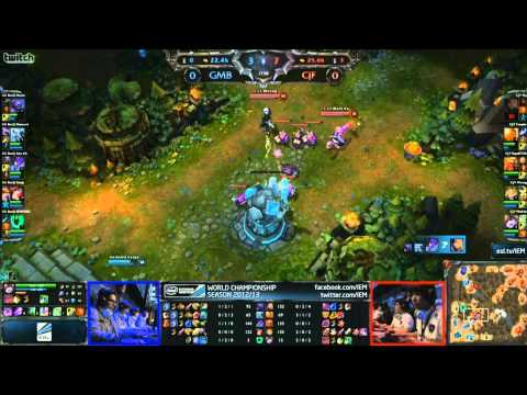 Gambit Gaming vs CJ Entus Frost Semifinal game 1 IEM World Championship 2013 FULL GAME