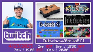 4/23/2023 PART 1 of 2: Commodore Amiga - Unboxing Monster Joystick, Amiga News, New Amiga Games, Dem