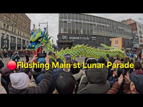 4K Walk Flushing Main st Queens 📸🎥 #viral #explore #video #viralvideo #videos #parade #food #fyp 