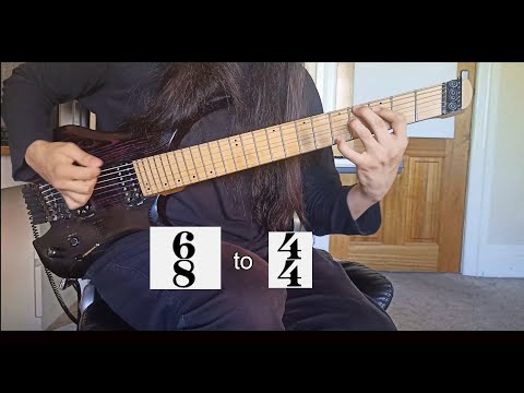 When the time signature changes mid riff